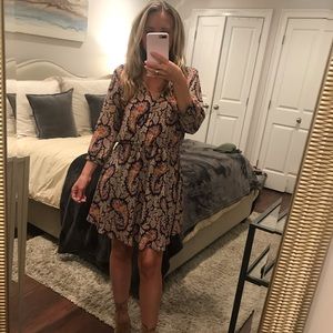 Vibrant and flowy paisley dress by Lush